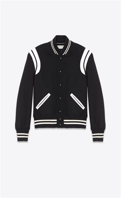 ysl teddy jacket replica|saint laurent teddy jacket.